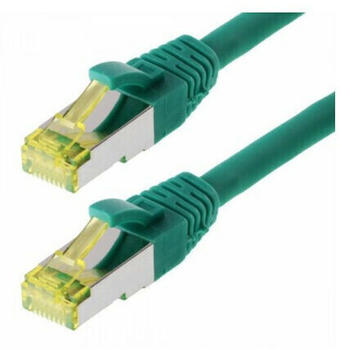 Helos CAT 6A Patchkabel S/FTP 10m grün