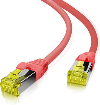 Helos CAT 6A Patchkabel S/FTP 30m rot