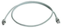 Teleg&auml;rtner 100008469 RJ45 Patchkabel Flammwidrig, mit Knickschutzt&uuml;lle 1St.