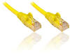 Ewent Yellow 7 meter U/UTP CAT5E CCA patch cable with RJ45 connectors. Cat5e...