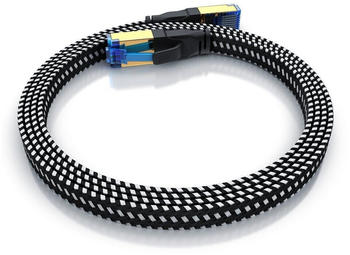 Primewire CAT 8 S/FTP Slim-Cotton-Patchkabel 2m schwarz