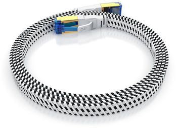 Primewire CAT 8 S/FTP Slim-Cotton-Patchkabel 2m weiß