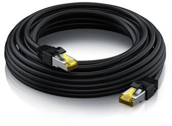 Primewire CAT 7 S/FTP Outdoor-Patchkabel 10m schwarz