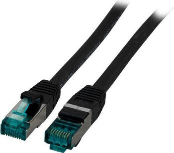 EFB Elektronik CAT 6A S/FTP Patchkabel 2m schwarz