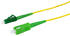 LogiLink LC/SC 9/125µ OS2 (Singlemode) Glasfaserkabel 0,5m gelb