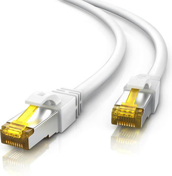 Primewire CAT 7 S/FTP Patchkabel 7,5m wei&szlig;