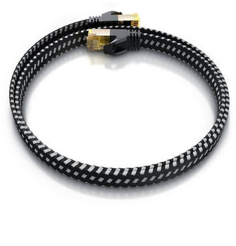 Primewire CAT 7 S/FTP Slim-Cotton-Patchkabel 1m schwarz