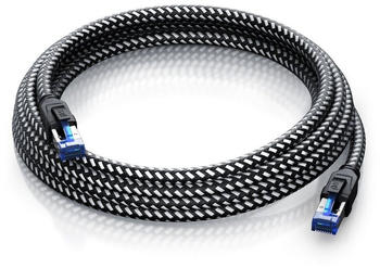 Primewire CAT 8 S/FTP Cotton-Patchkabel 15m schwarz