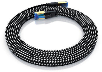Primewire CAT 8 S/FTP Cotton-Patchkabel 7,5m schwarz