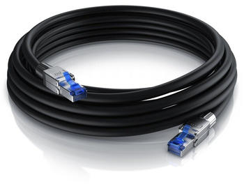 Primewire CAT 8 S/FTP Patchkabel 10m schwarz (4061474008219)