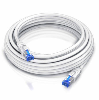Primewire CAT 8 S/FTP Patchkabel 10m weiß