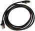 PremiumCord CAT 6A S/FTP Patchkabel 2m schwarz