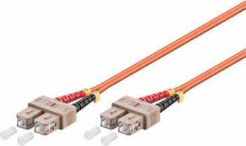 MicroConnect SC/SC LWL-Kabel 62,5/125µ OM1 50m orange