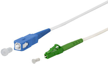 Metz Connect LC/SC LWL-Kabel 9/125µ OS2 1m weiß