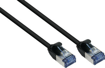 Good Connections CAT 6A U/FTP Slim-Patchkabel 0,25m schwarz