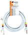 Schwaiger CAT 7 S/FTP Patchkabel 5m weiß