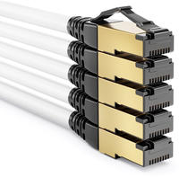 Renkforce RF-6071574, Renkforce RF-6071574 RJ45 Patchkabel CAT 8 S/FTP 2.00m Wei&szlig;