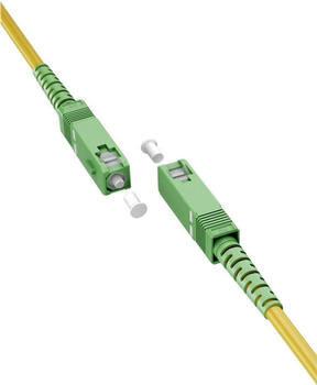 Goobay SC/SC LWL-Kabel 9/125µ OS2 3m gelb