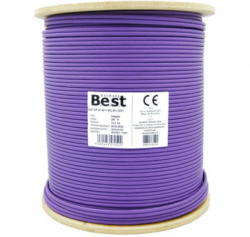 B.e.s.t Germany Cat 7 Verlegekabel S/FTP 200m violett