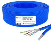 hb-digital Kabel CAT 8 Installationskabel Duplex Verlegekabel 10m max. 2000 MHz S/FTP