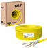 HB-Digital CAT 7 S/FTP Verlegekabel 25m gelb