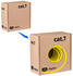 HB-Digital CAT 7 S/FTP Verlegekabel 50m gelb