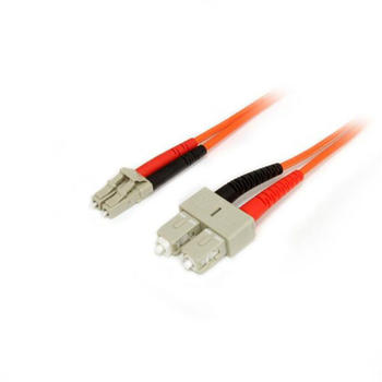 StarTech LC/SC LWL-Kabel 50/125µ OM2 2m orange