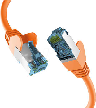 EFB Elektronik CAT 7 S/FTP Patchkabel 0,15m orange