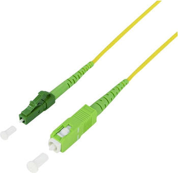 LogiLink SC/LC 9/125µ OS2 LWL-Kabel 10m gelb