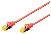 DIGITUS DK-1644-A-050/R, DIGITUS CAT 6A S/FTP Patchkabel CAT6a 5m rot