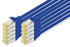 Digitus CAT 6A S/FTP Patchkabel 1m blau
