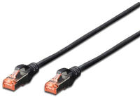 Digitus DK-1644-005-BL-10, Digitus CAT6 S-FTP Patchk.,0,5m, SW (S/FTP, CAT6,...