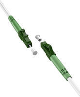 Goobay - Glasfaserkabel (ftth), Singlemode (os2) White, (simplex), 10 M, Lc-apc (8&deg;)