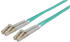 Intellinet LC/LC 50/125µ OM3 LWL-Kabel 2m blau