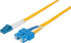Intellinet LC/SC 9/125µ OS2 LWL-Kabel 5m gelb