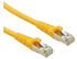 Roline CAT 6A S/FTP Patchkabel 7,5m gelb