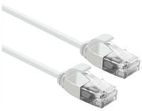 ROLINE 21.15.0980, Roline Patch-Kabel RJ-45 (M) zu RJ-45 (M) 0.5 m UTP CAT 6a wei&szlig;
