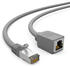 HB-Digital CAT 8 S/FTP Patchkabel 10m grau
