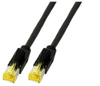 EFB-Elektronik RJ45 Patchkabel Cat.6A S/FTP PURCat.7 Rohkabel TM31 schwarz 10m