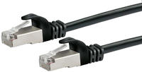 FREI PATCH-C6 05 SW - 0,5 m Cat.6 PiMF-Patchkabel, schwarz, Grundpreis: &euro; 1,80 /
