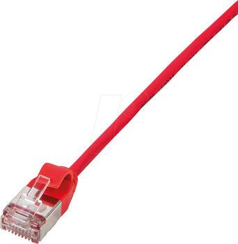 LogiLink CAT 6A S/FTP Patchkabel 1m rot CQ9034S