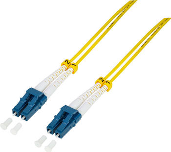 LogiLink LC/LC LWL-Kabel 9/125&micro; OS2 50m gelb