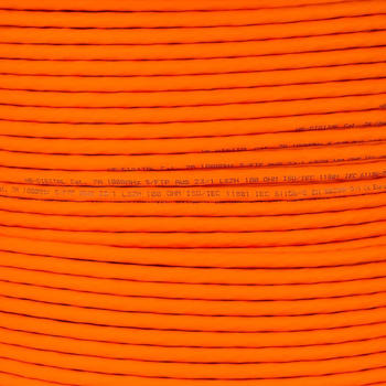 HB-Digital CAT 7 S/FTP Verlegekabel 1m orange