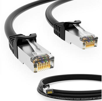 HB-Digital CAT 7 S/FTP Patchkabel 15m schwarz