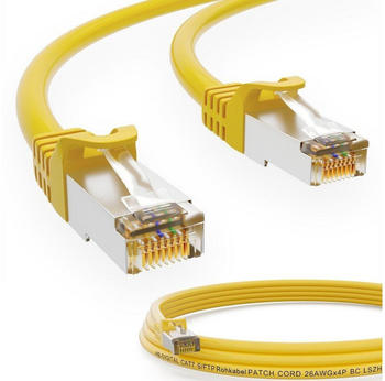HB-Digital CAT 7 S/FTP Patchkabel 50m gelb