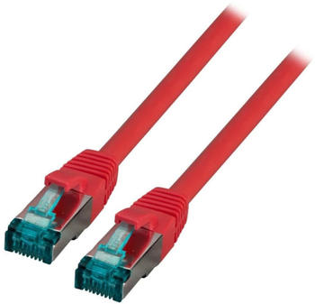 EFB Elektronik CAT 6A S/FTP Patchkabel 0,15m rot