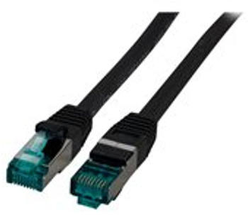 EFB Elektronik CAT 6A S/FTP Patchkabel 0,5m schwarz