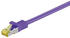 Goobay CAT 6A S/FTP Patchkabel 30m violett