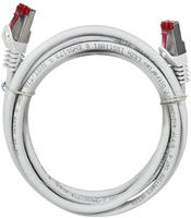 Logilink Cq2012s Rj45 Patchkabel Cat 6 S/ftp 0.25 M Grau Flammwidrig, Mit