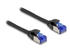 0,25 m, schwarz: DeLock CAT 6A S/FTP Patchkabel